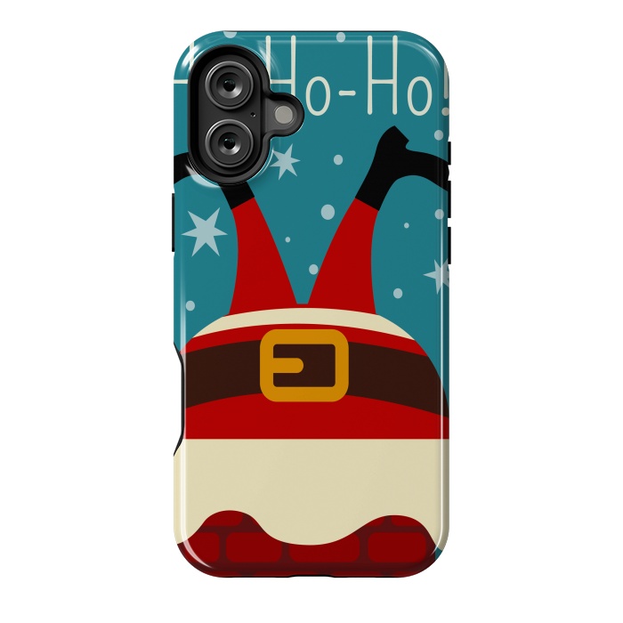 iPhone 16 Plus StrongFit cute funny santa by haroulita