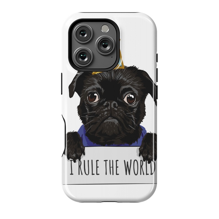 iPhone 16 Pro StrongFit pug by haroulita