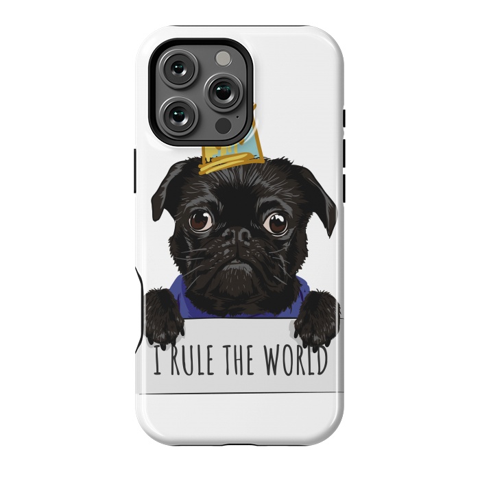 iPhone 16 Pro Max StrongFit pug by haroulita