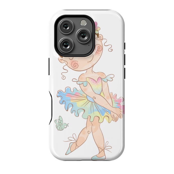 iPhone 16 Pro StrongFit shy ballerina by haroulita