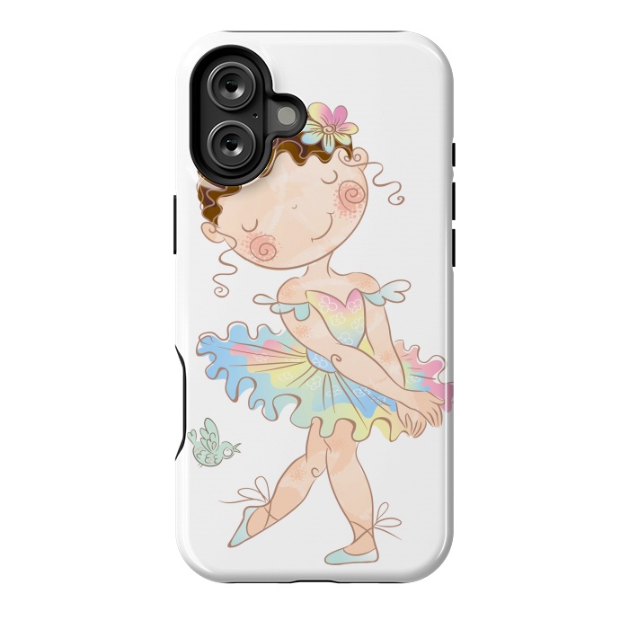 iPhone 16 Plus StrongFit shy ballerina by haroulita