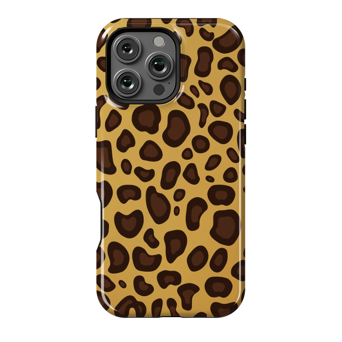 iPhone 16 Pro Max StrongFit animal print leopard by haroulita