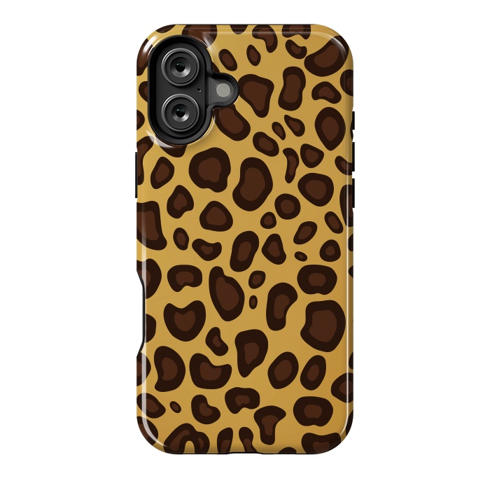 iPhone 16 Plus StrongFit animal print leopard by haroulita