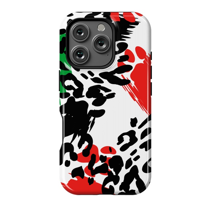 iPhone 16 Pro StrongFit colorful anima print by haroulita