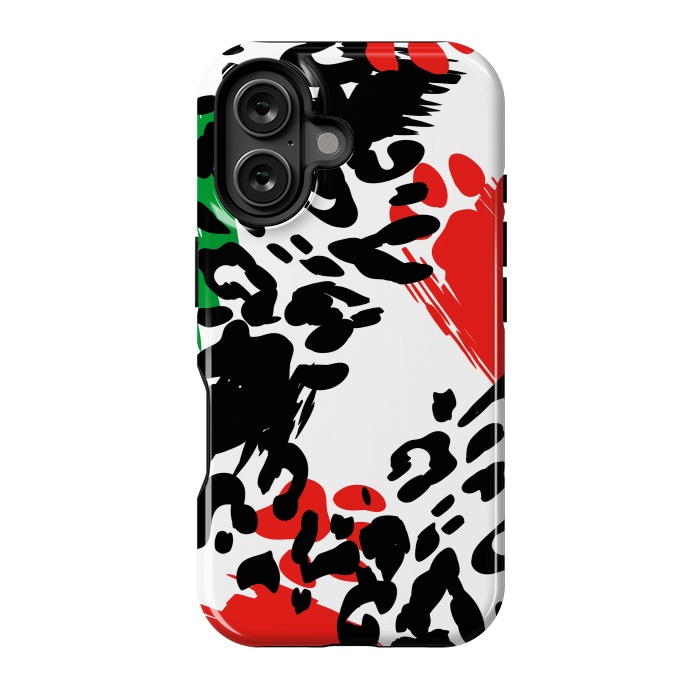 iPhone 16 StrongFit colorful anima print by haroulita