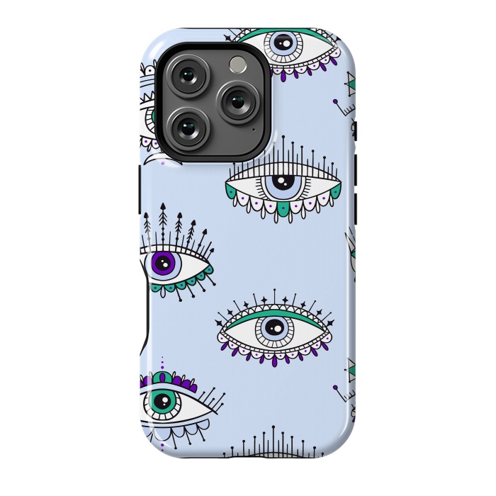 iPhone 16 Pro StrongFit evil eyes by haroulita