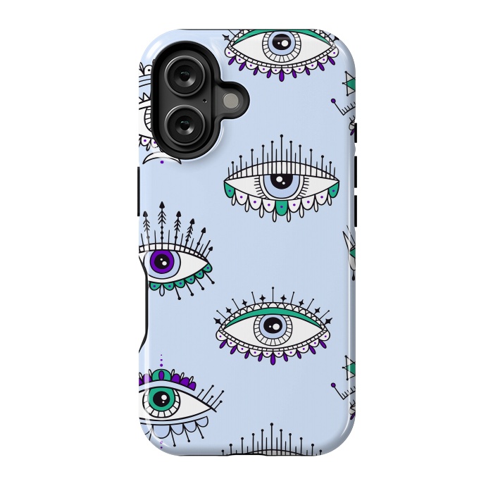 iPhone 16 StrongFit evil eyes by haroulita