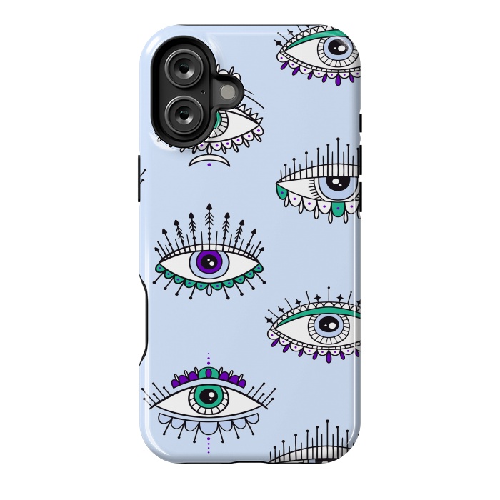 iPhone 16 Plus StrongFit evil eyes by haroulita