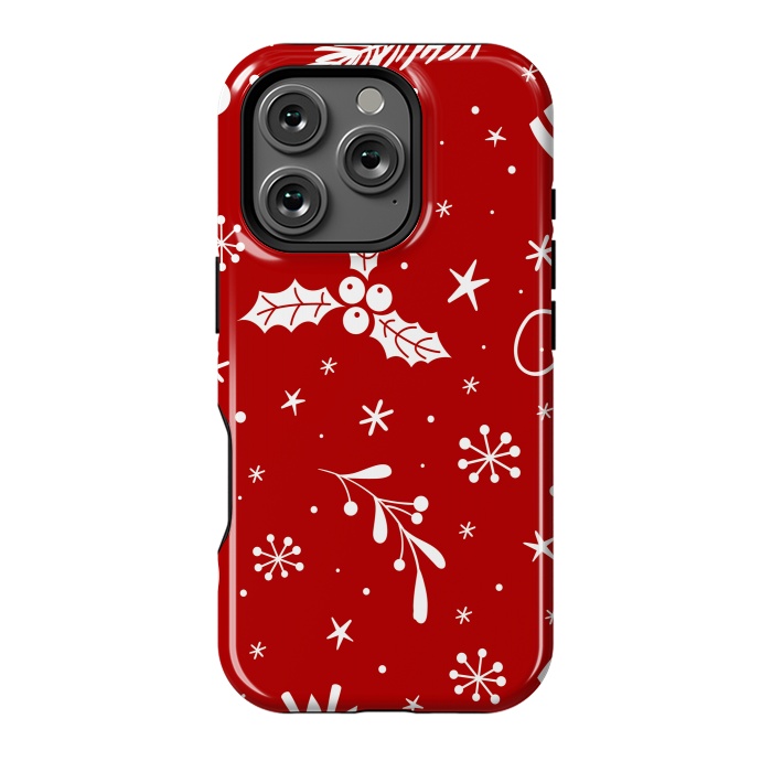 iPhone 16 Pro StrongFit christmas pattern by haroulita