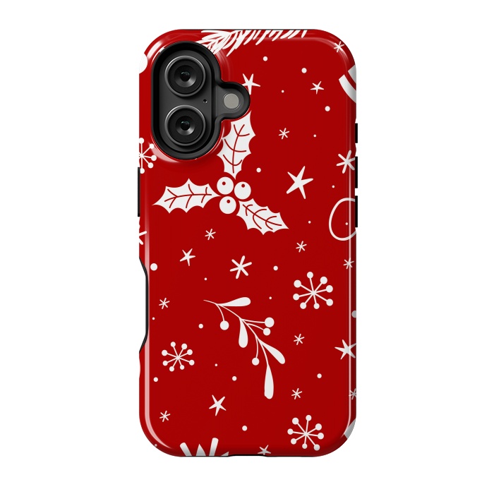 iPhone 16 StrongFit christmas pattern by haroulita