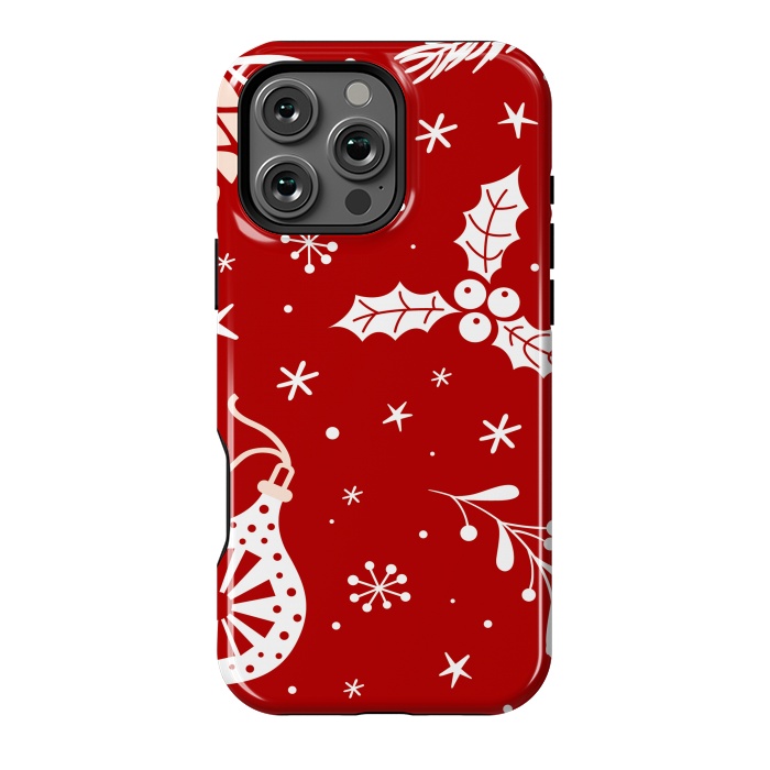 iPhone 16 Pro Max StrongFit christmas pattern by haroulita