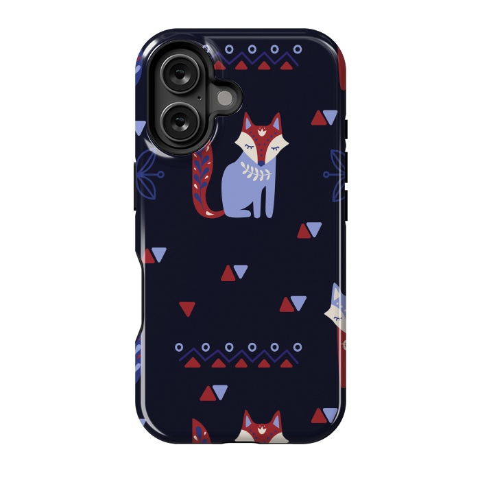 iPhone 16 StrongFit cute fox by haroulita