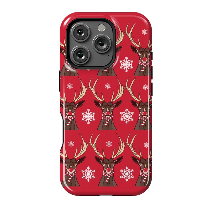 iPhone 16 Pro StrongFit Reindeers by Steve Wade (Swade)