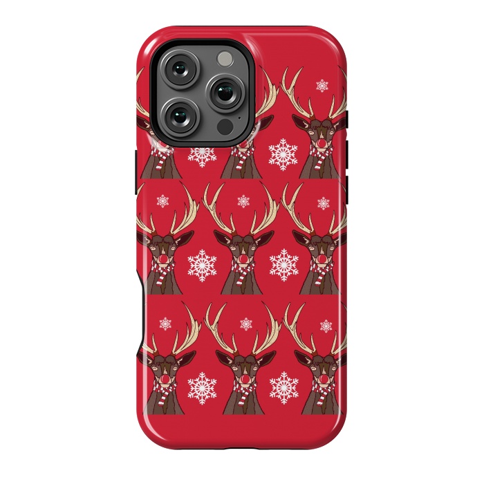 iPhone 16 Pro Max StrongFit Reindeers by Steve Wade (Swade)