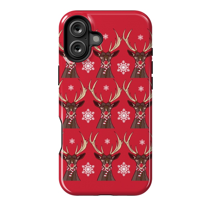 iPhone 16 Plus StrongFit Reindeers by Steve Wade (Swade)