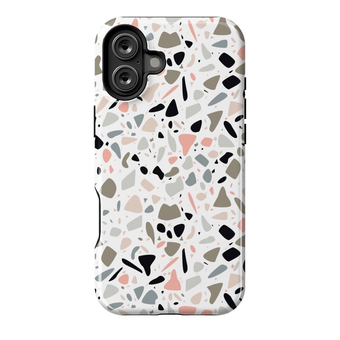 iPhone 16 Plus StrongFit Terrazzo 009 by Jelena Obradovic