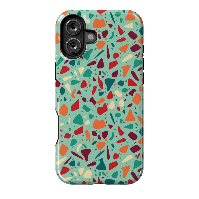 iPhone 16 Plus StrongFit Terrazzo 014 by Jelena Obradovic