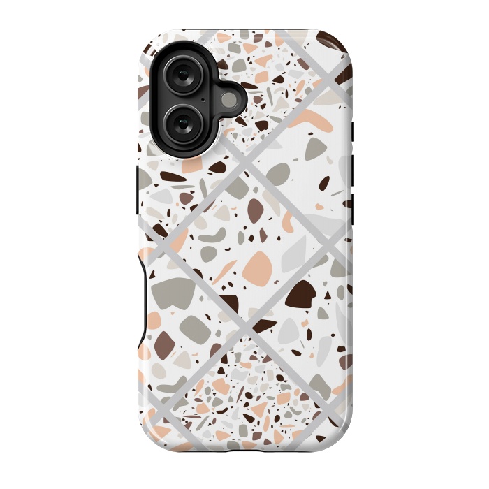 iPhone 16 StrongFit Terrazzo 017 by Jelena Obradovic