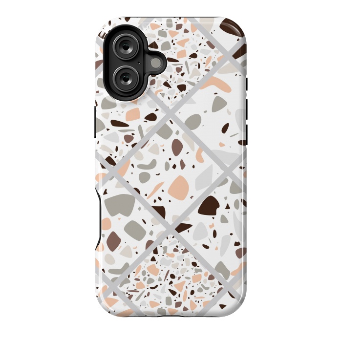 iPhone 16 Plus StrongFit Terrazzo 017 by Jelena Obradovic