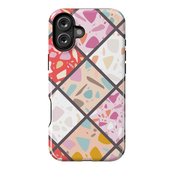 iPhone 16 Plus StrongFit Terrazzo 019 by Jelena Obradovic