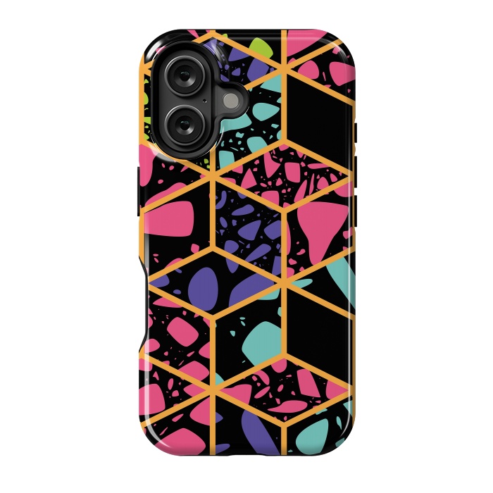 iPhone 16 StrongFit Terrazzo 027 by Jelena Obradovic