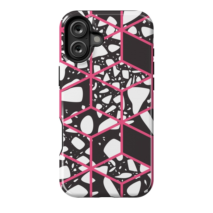 iPhone 16 Plus StrongFit Terrazzo 028 by Jelena Obradovic