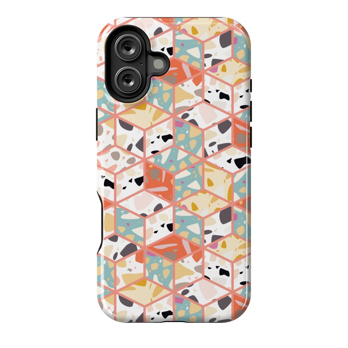 iPhone 16 Plus StrongFit Terrazzo 031 by Jelena Obradovic