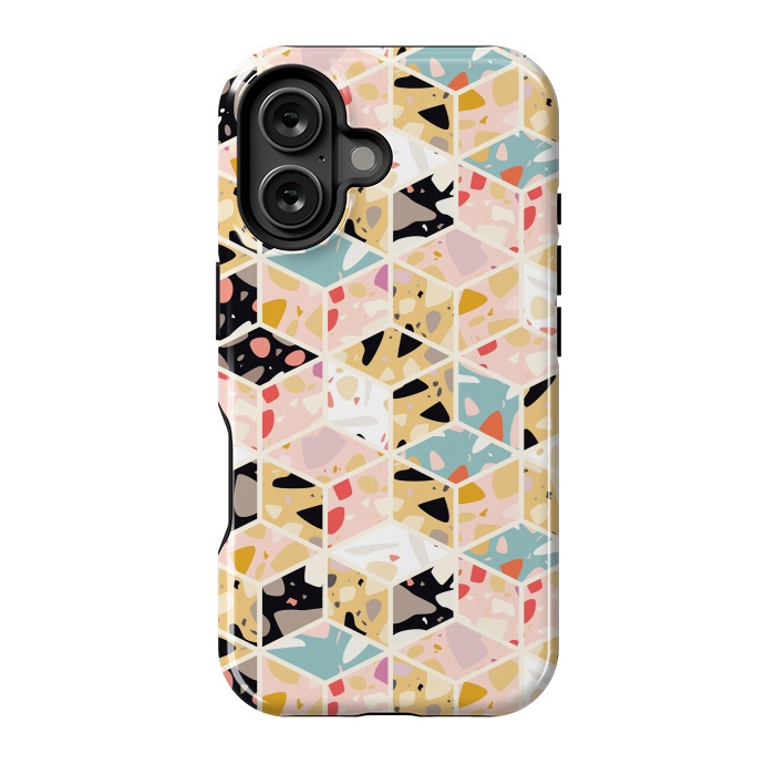 iPhone 16 StrongFit Terrazzo 032 by Jelena Obradovic