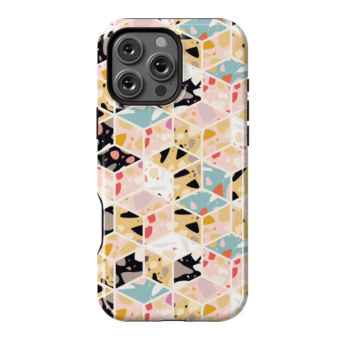 iPhone 16 Pro Max StrongFit Terrazzo 032 by Jelena Obradovic