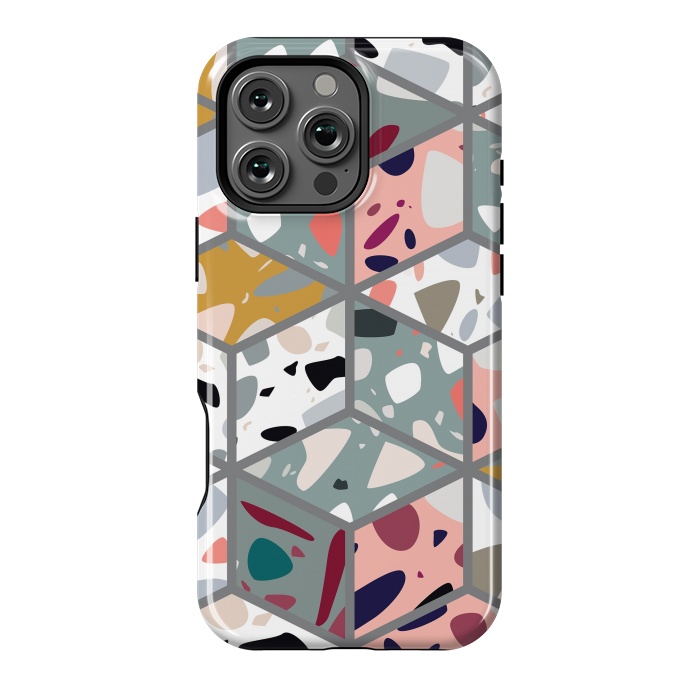 iPhone 16 Pro Max StrongFit Terrazzo 033 by Jelena Obradovic