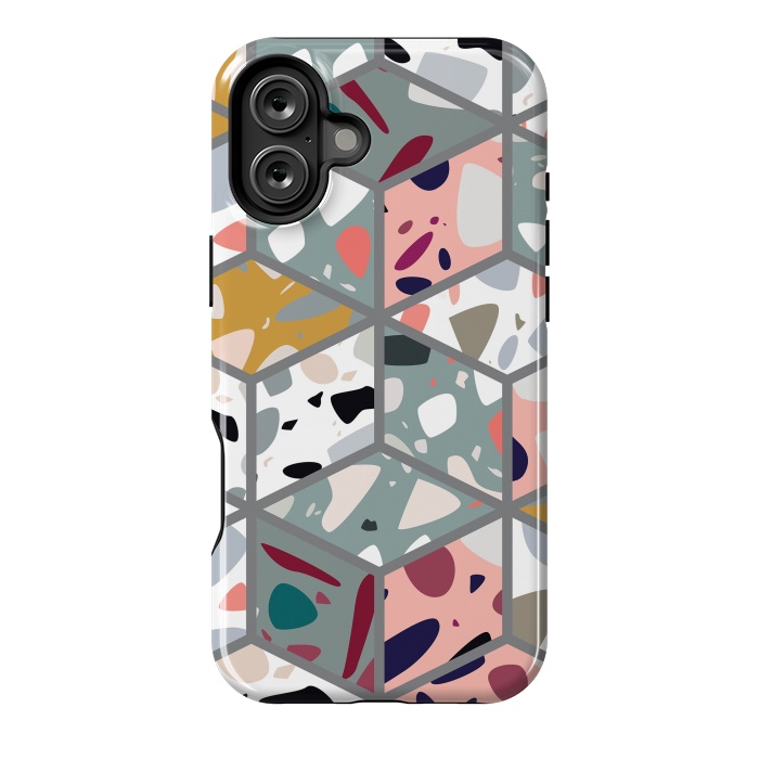 iPhone 16 Plus StrongFit Terrazzo 033 by Jelena Obradovic