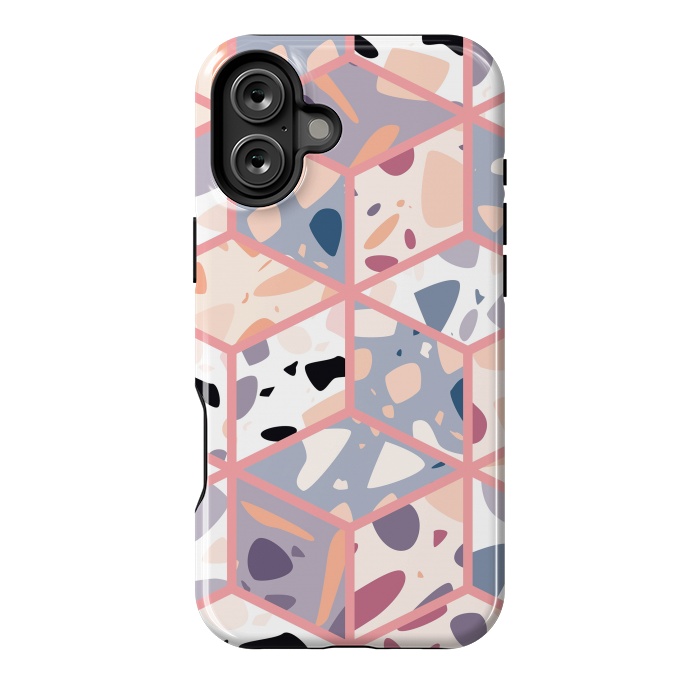 iPhone 16 Plus StrongFit Terrazzo 034 by Jelena Obradovic