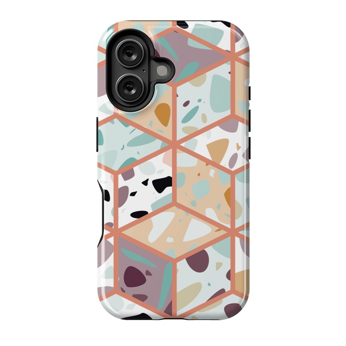 iPhone 16 StrongFit Terrazzo 036 by Jelena Obradovic