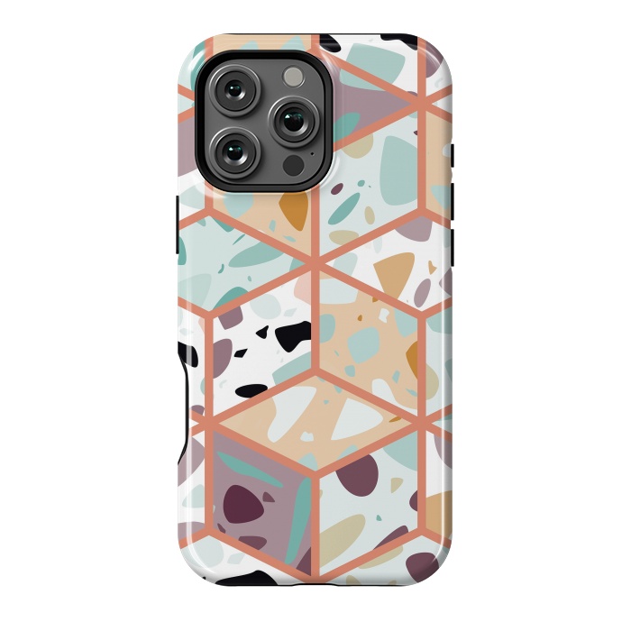 iPhone 16 Pro Max StrongFit Terrazzo 036 by Jelena Obradovic