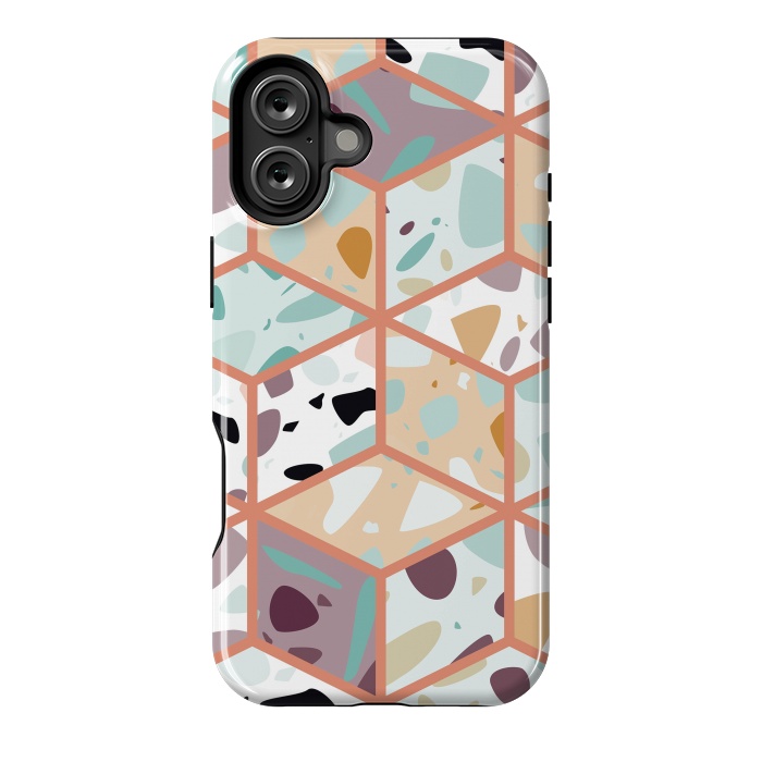 iPhone 16 Plus StrongFit Terrazzo 036 by Jelena Obradovic