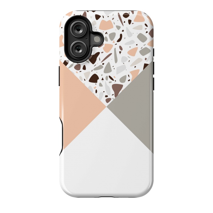 iPhone 16 Plus StrongFit Terrazzo 037 by Jelena Obradovic