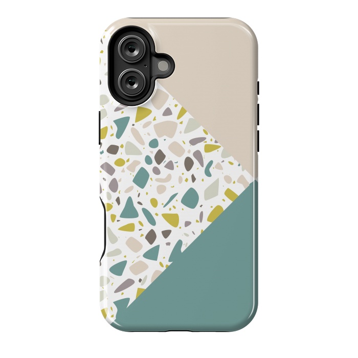 iPhone 16 Plus StrongFit Terrazzo 038 by Jelena Obradovic