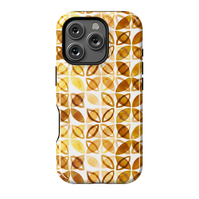 iPhone 16 Pro StrongFit 70's Watercolor Pattern  by Tigatiga