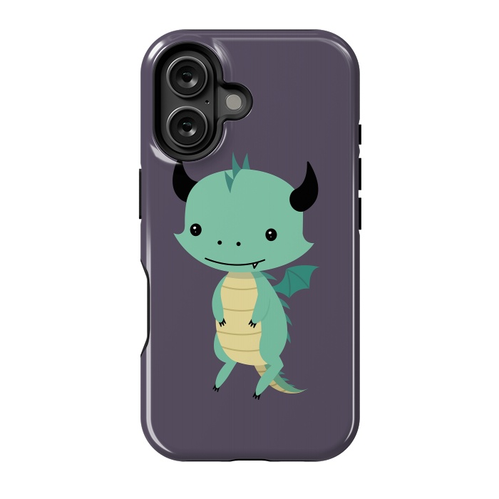 iPhone 16 StrongFit Cute dragon by Laura Nagel