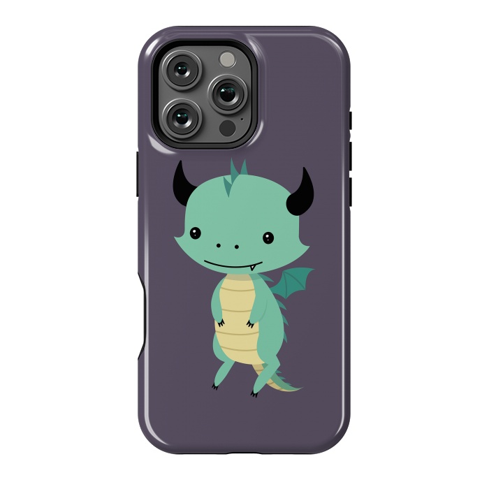 iPhone 16 Pro Max StrongFit Cute dragon by Laura Nagel