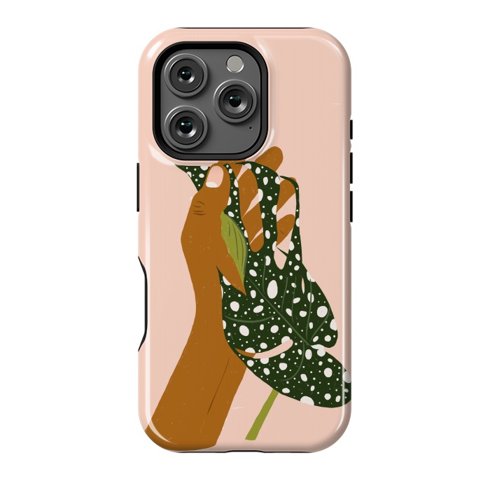 iPhone 16 Pro StrongFit Botanical Love by Uma Prabhakar Gokhale