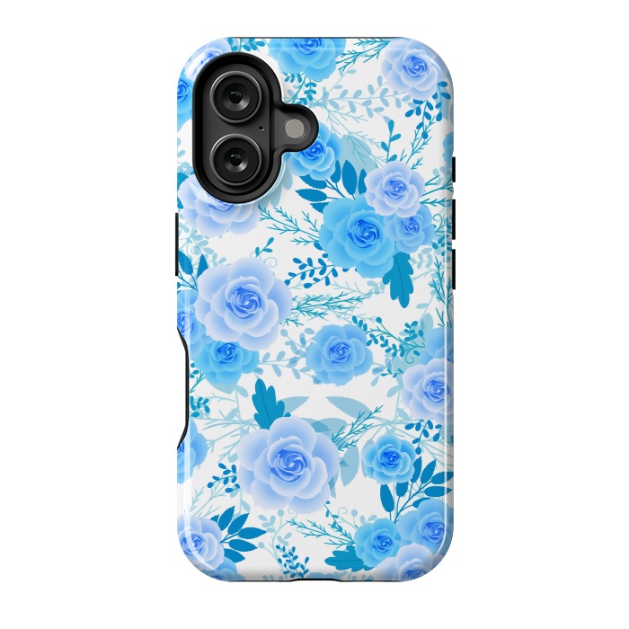 iPhone 16 StrongFit Blue roses by Jms