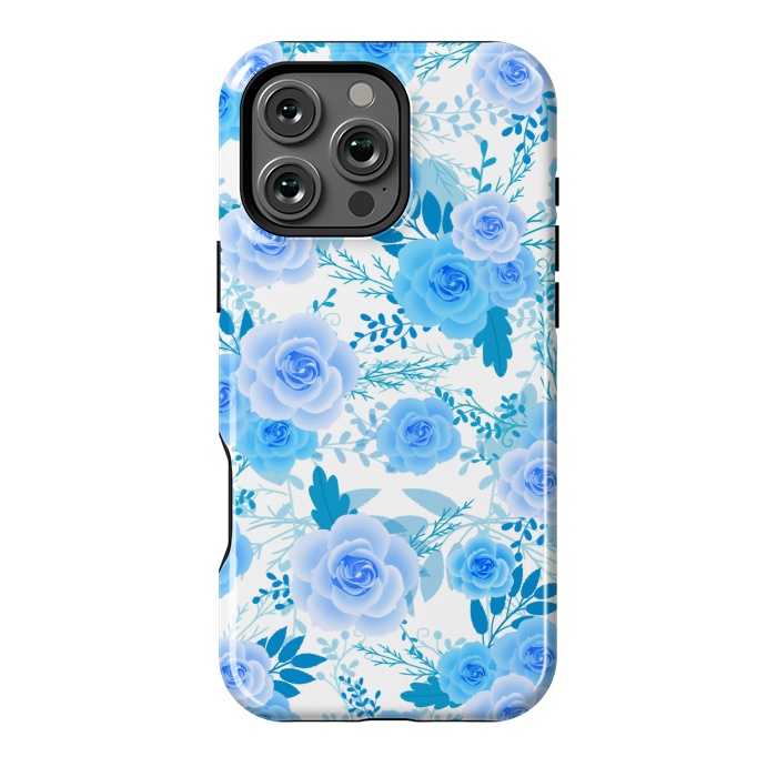 iPhone 16 Pro Max StrongFit Blue roses by Jms