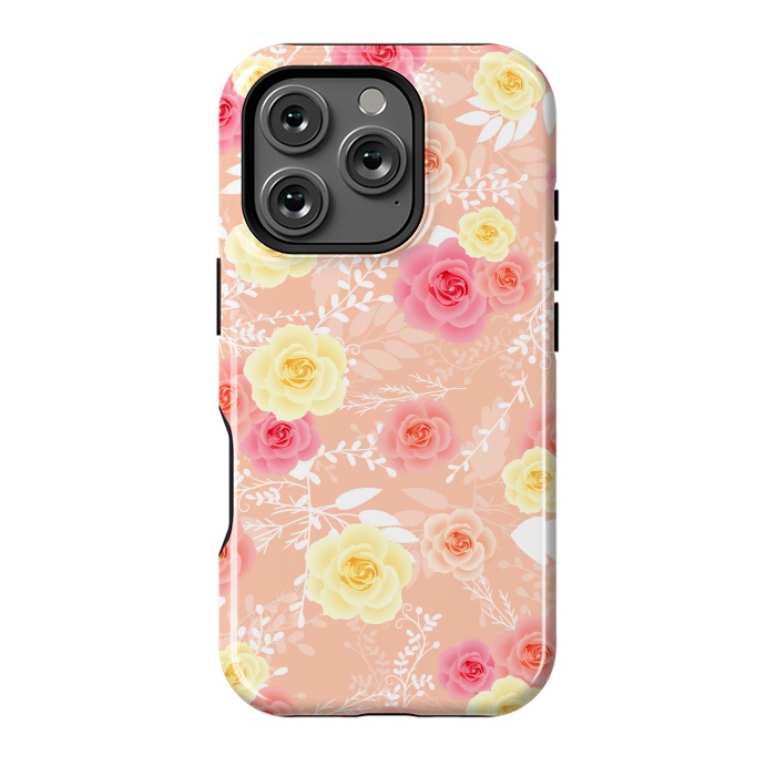 iPhone 16 Pro StrongFit Roses art by Jms