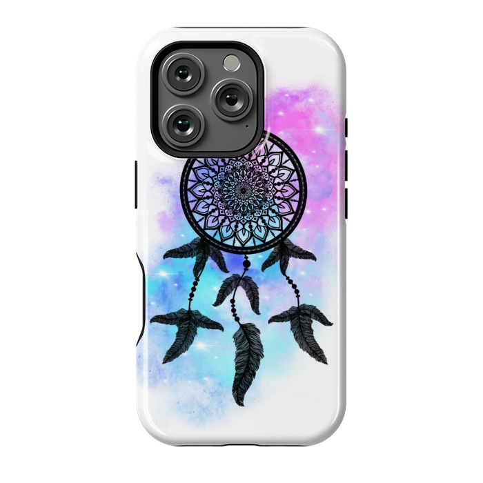 iPhone 16 Pro StrongFit Black dreamcatcher by Jms