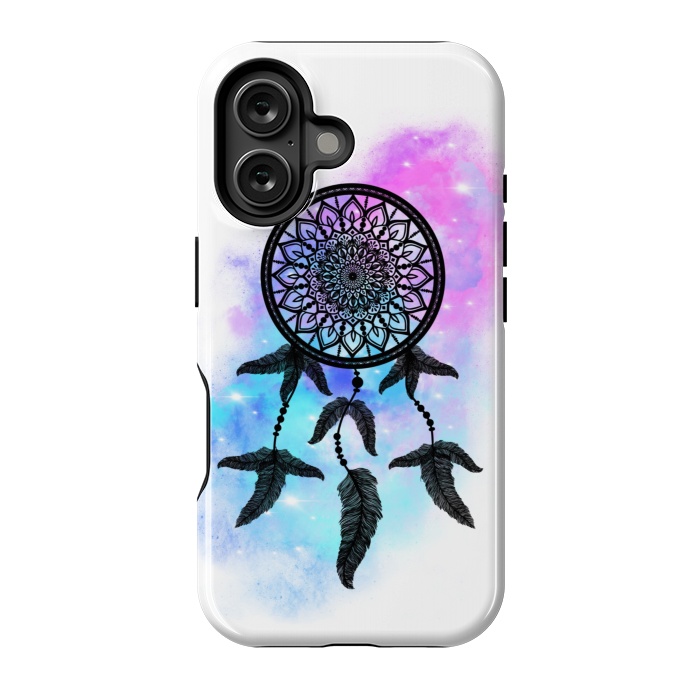 iPhone 16 StrongFit Black dreamcatcher by Jms