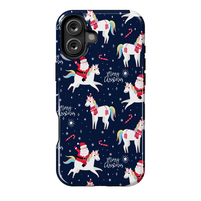 iPhone 16 Plus StrongFit merry christmas santaa by MALLIKA