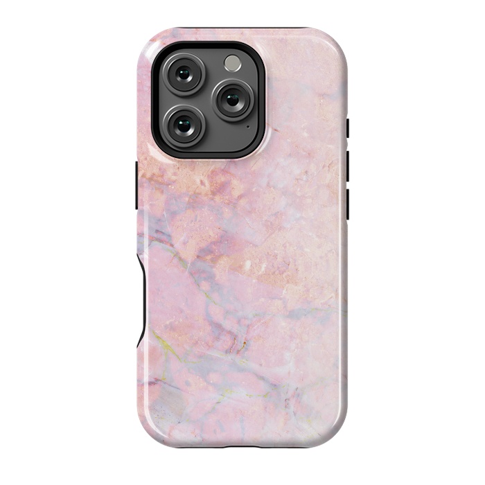 iPhone 16 Pro StrongFit Soft pink marble by Oana 