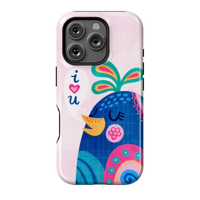 iPhone 16 Pro StrongFit I Love You Bird by Noonday Design