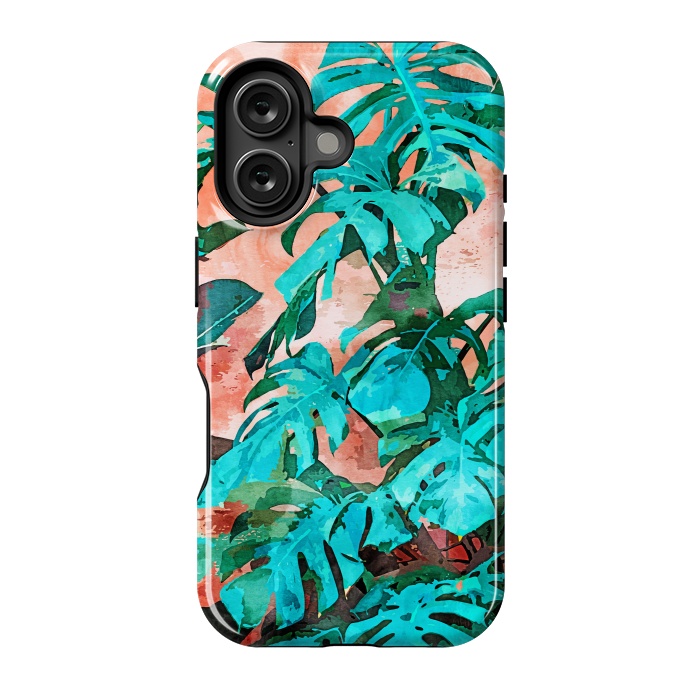 iPhone 16 StrongFit Monstera in My Backyard by Uma Prabhakar Gokhale